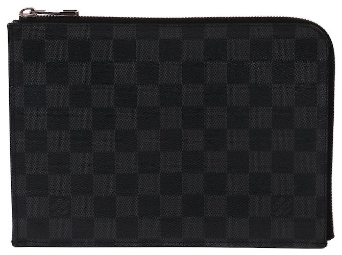 Louis Vuitton Pochette zippée Damier Graphite Noir