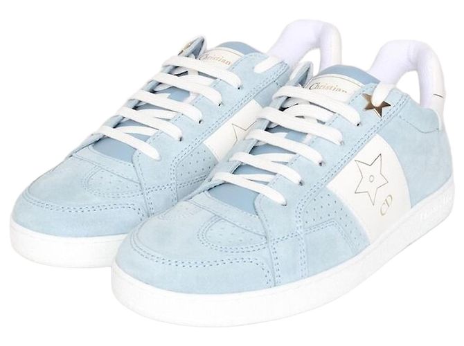 Dior Baskets Star en daim bleu