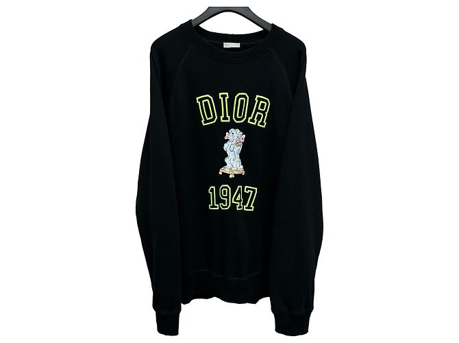 Dior Barbie Sweatshirt mit Logo-Stickerei Silber