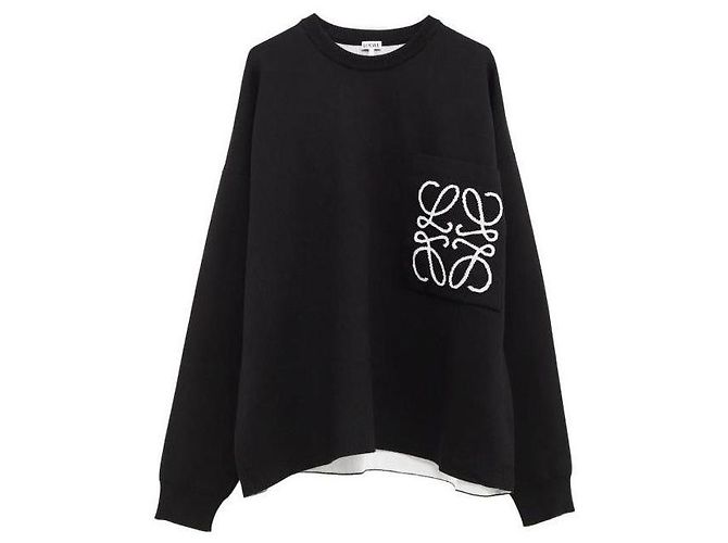 Loewe Pull Anagram avec poche en coton Anagram