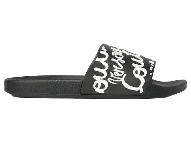 Versace Rubber Slide Black