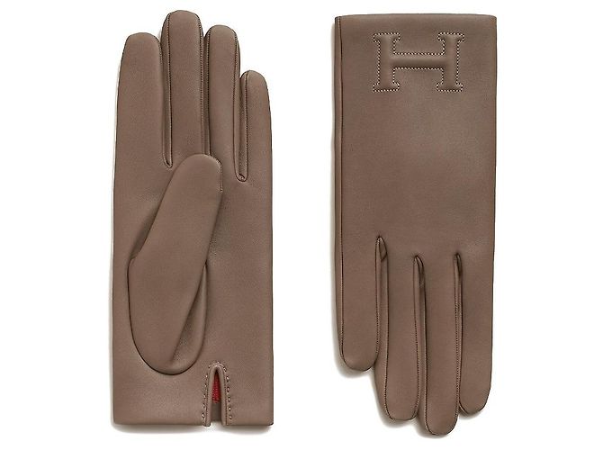 Hermès Luvas Bastille Marrom