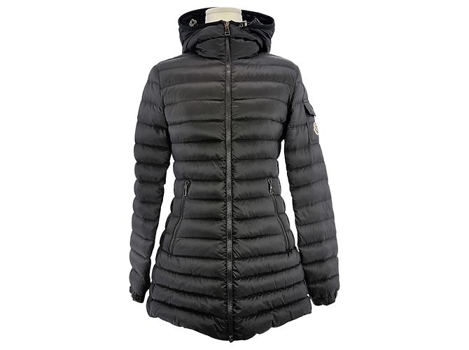 Moncler Lightweight Hooded Down Jacket Black