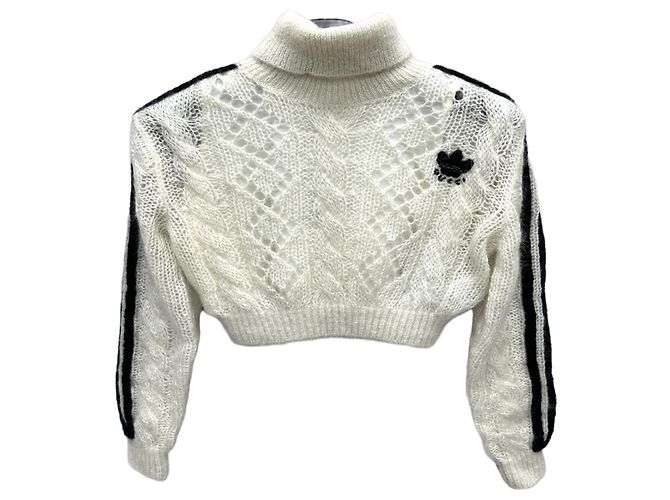 Gucci Suéter de malha de mohair Adidas Multicor