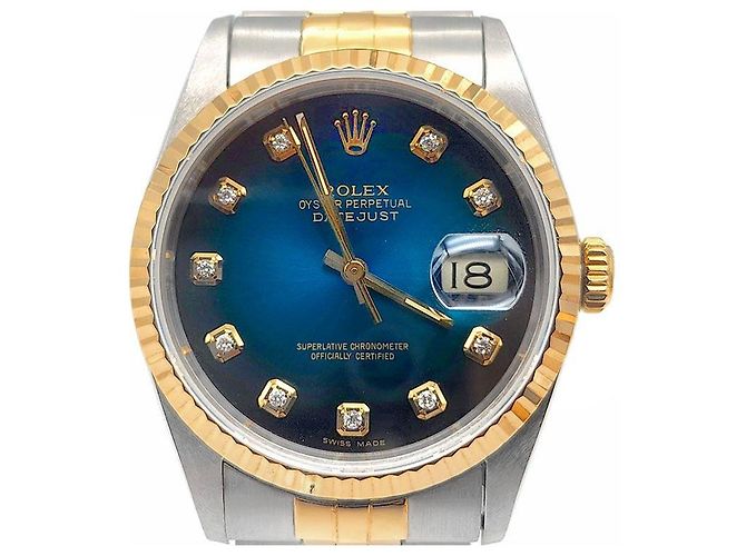 Rolex Reloj Datejust Combination Amarillo