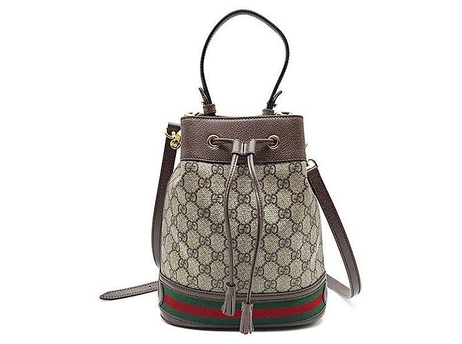 Gucci Piccola borsa a secchiello Ophidia Multicolore 