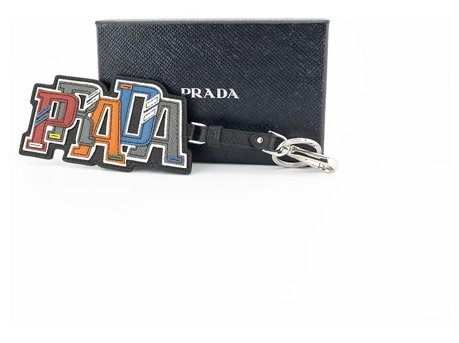 Prada Chaveiro com Logo Multicor
