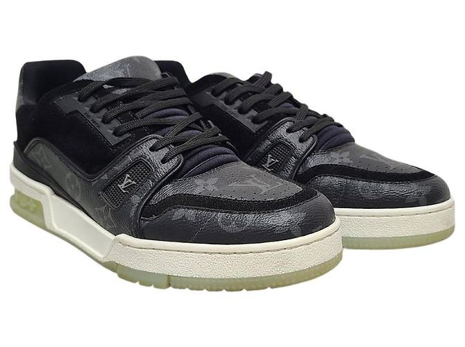 Louis Vuitton Baskets Trainer Monogram Eclipse Noir