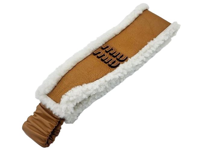 Miu Miu Shearling Headband Multiple colors