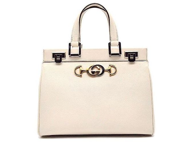 Gucci Bolsa Jumi Top Handle Small Branco
