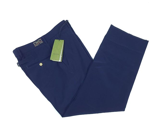 Gucci Logo Stripe Slacks Pants