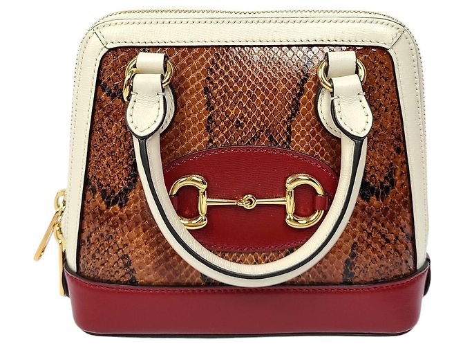 Gucci Mini bolsa de alça Precious Skin Python Multicor 