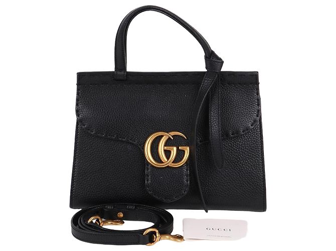Gucci Borsa a mano e a tracolla GG Marmont Small Nero