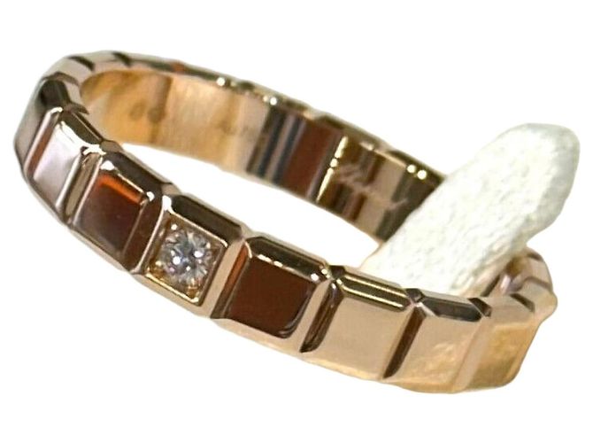 Chopard Ice Cube Ring aus Roségold mit Diamant Pink 