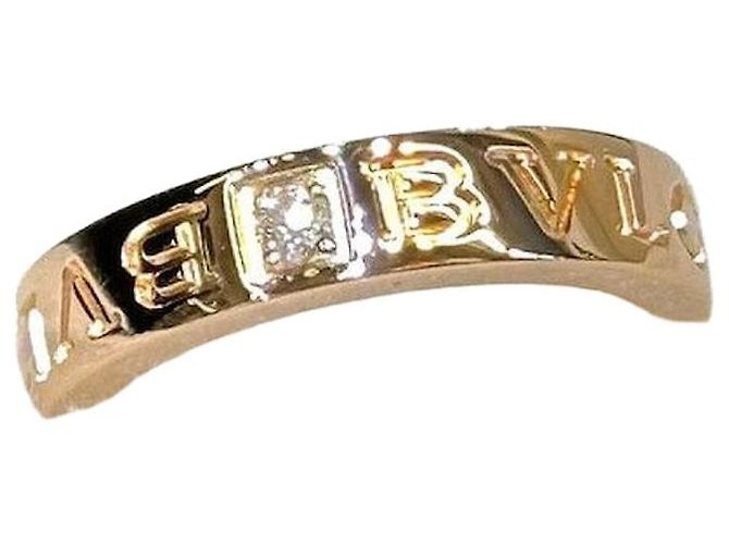 Bulgari Bague Diamond Taille BB Or Rose