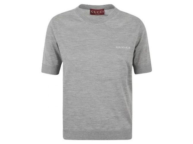 Gucci Intarsia Kaschmir-Seide-Top