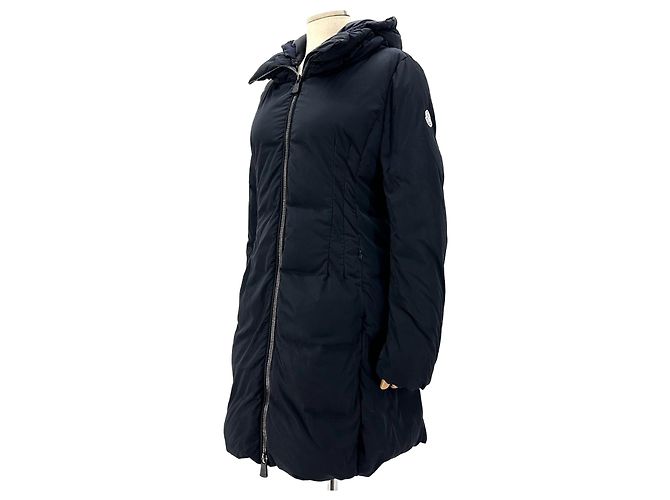 Moncler Rene Long Down Jacket Black