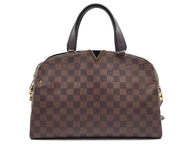 Louis Vuitton Borsa a tracolla bowling Damier Kensington Multicolore