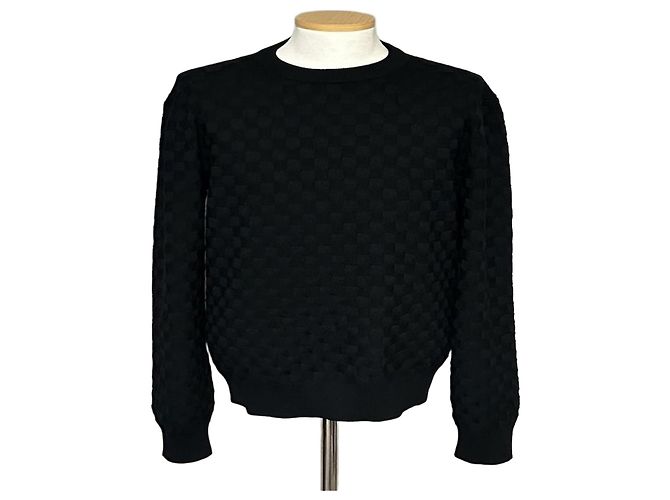 Louis Vuitton Damier Signature Strick Silber