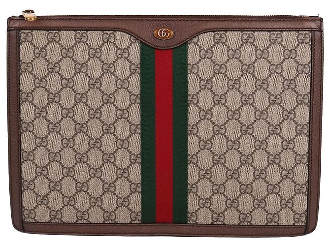 Gucci Pochette à main rayée Ophidia Portfolio Multicolore