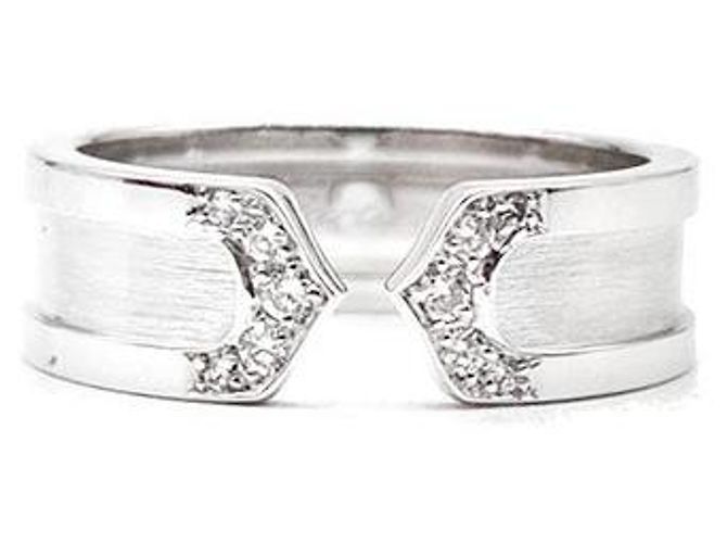 Cartier Double Diamond Ring White