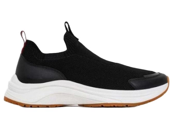Bally Baskets en maille Noir