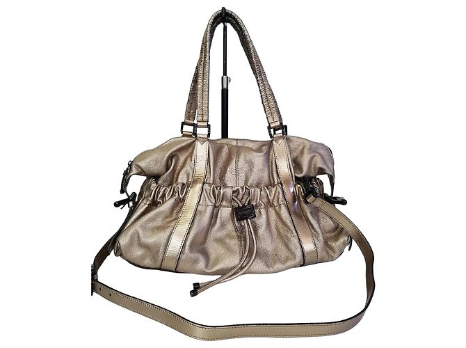 Burberry Grande borsa a tracolla D'oro