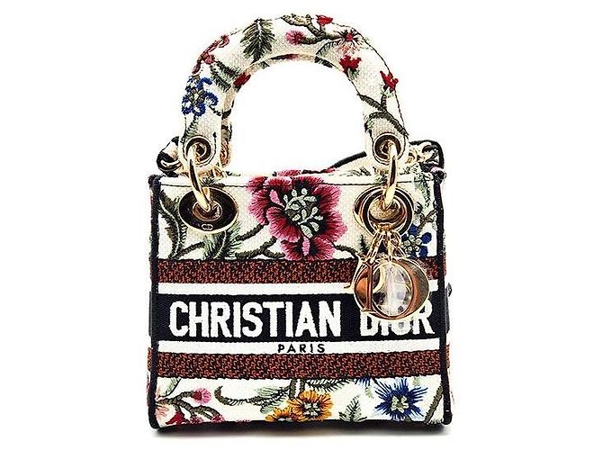 Mini bolsa Christian Dior D-LITE Lady Multicor