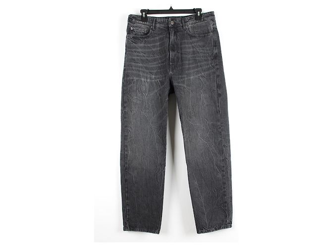 Balenciaga Schwarze Washed Denim Hose