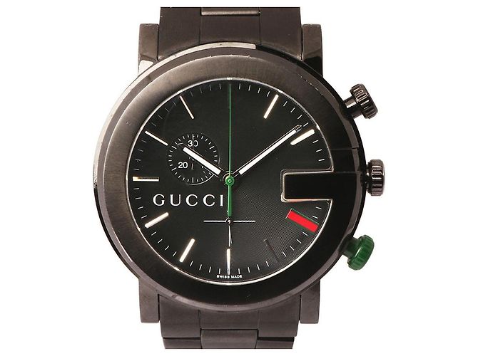 Gucci Chronograph Watch Black