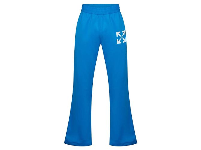 Off White Refurbished Product Size Arrow Track Pants Blue