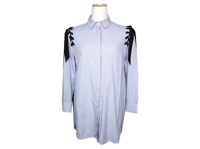 Sandro Camicia a righe blu 