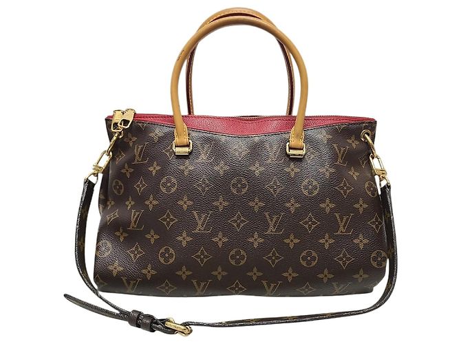 Louis Vuitton Bolsa Tote Palace em Monogram Canvas Marrom