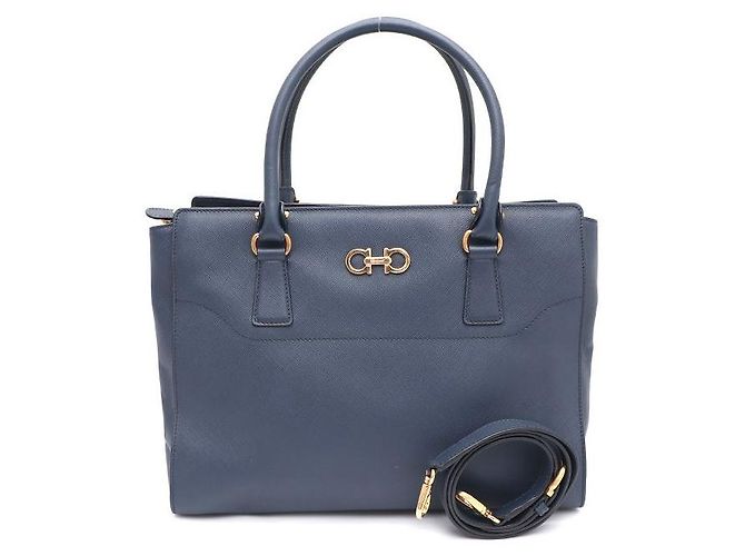 Salvatore Ferragamo Borsa Tote e Borsa a Spalla Becky Medium Blu