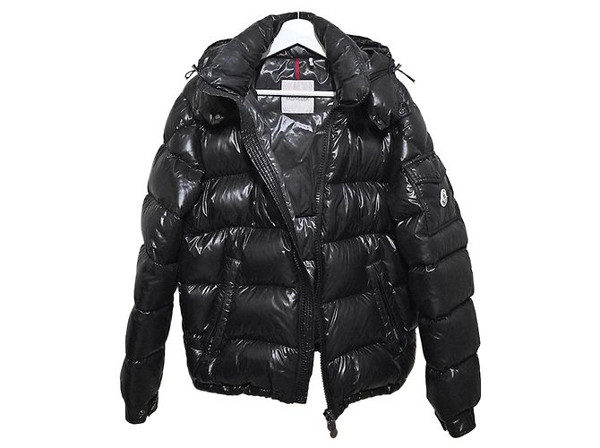 Moncler Giacca imbottita Maya con piumino Nero