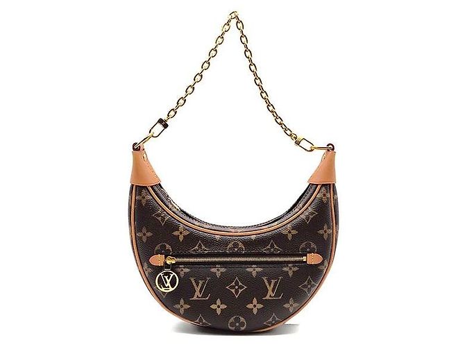 Louis Vuitton Borsa a Spalla Monogram Loop Chain Marrone 