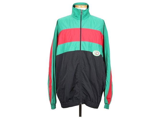 Gucci Three Stripe Nylon Windbreaker Jacket Multiple colors