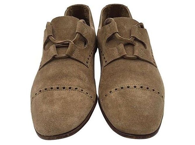 Hermès Chaussures en daim Marron