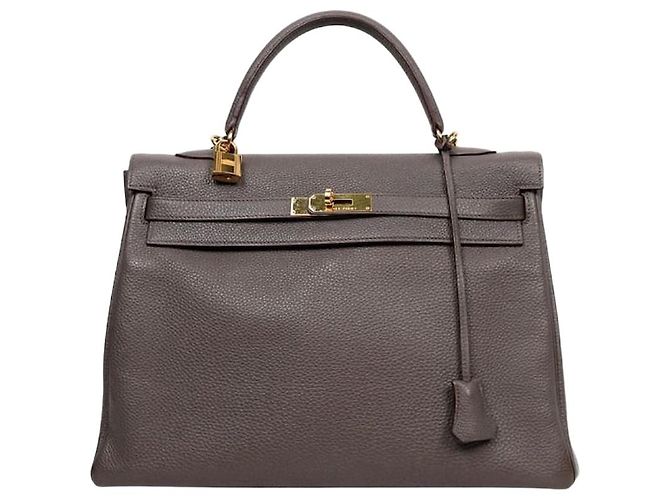 Hermès Kelly Square Stamp Brown