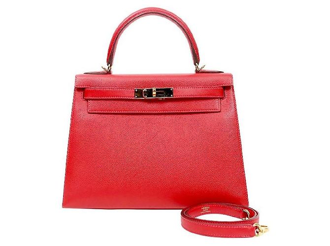 Hermès Kelly Size Stamp Red