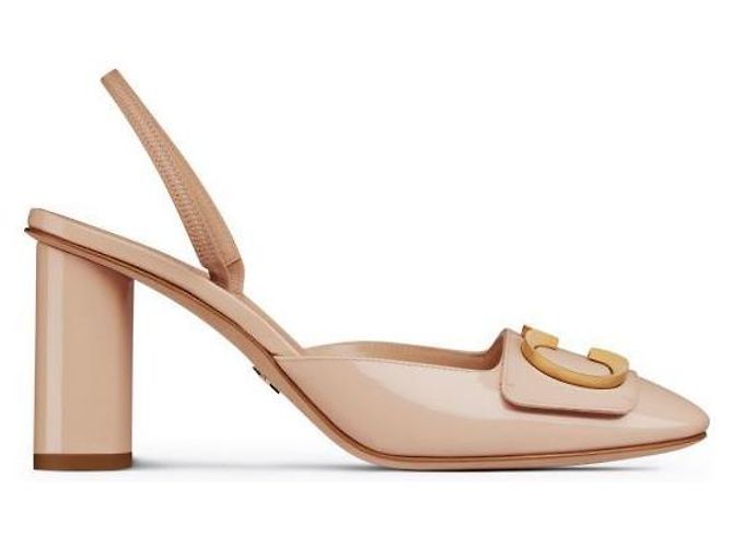 Dior CD Metal Pumps Absatz Orange