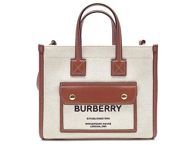 Burberry Mini borsa tote Freya Rosso