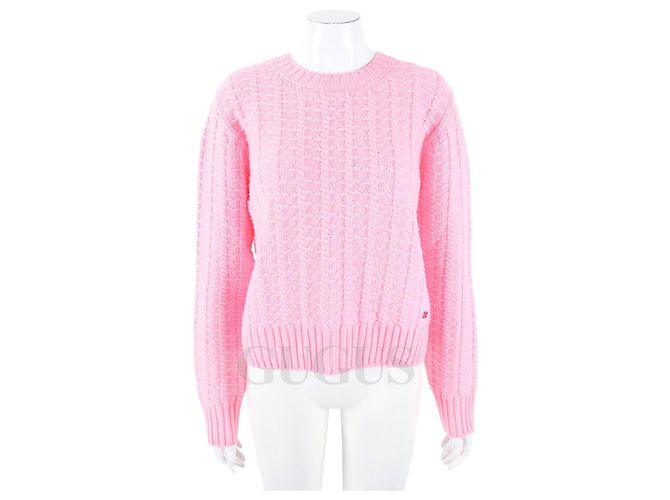Chanel Top de manga larga de cachemira