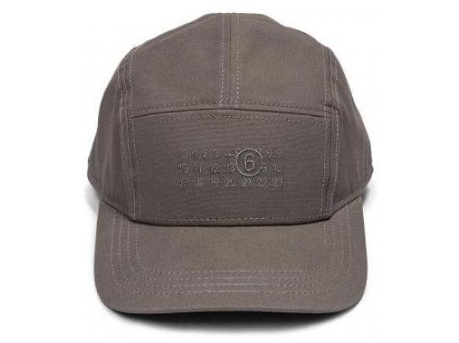 Maison Martin Margiela Boné de lona de algodão