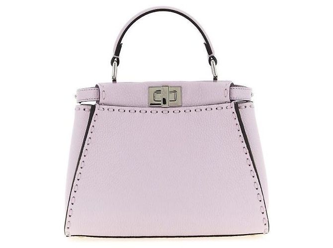 Fendi Mini bolsa Peekaboo Roxo