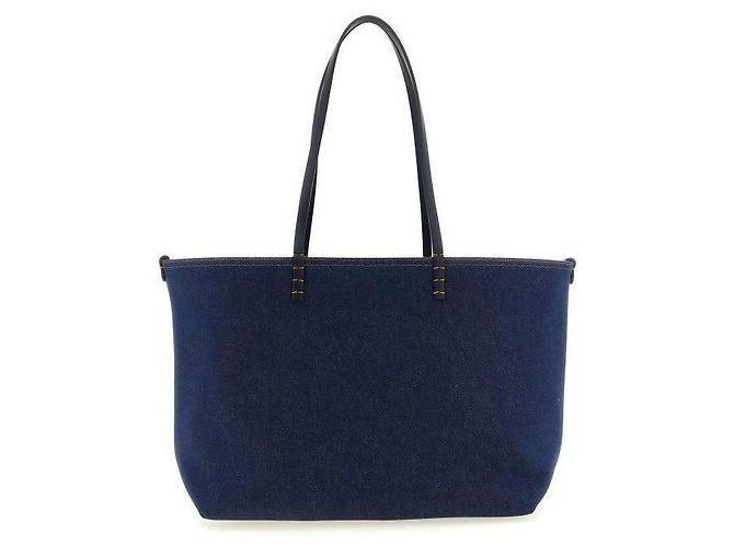 Fendi Medium Roll Shopper Bag Blue