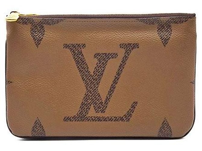 Louis Vuitton Pochette Double Monogram Marrone