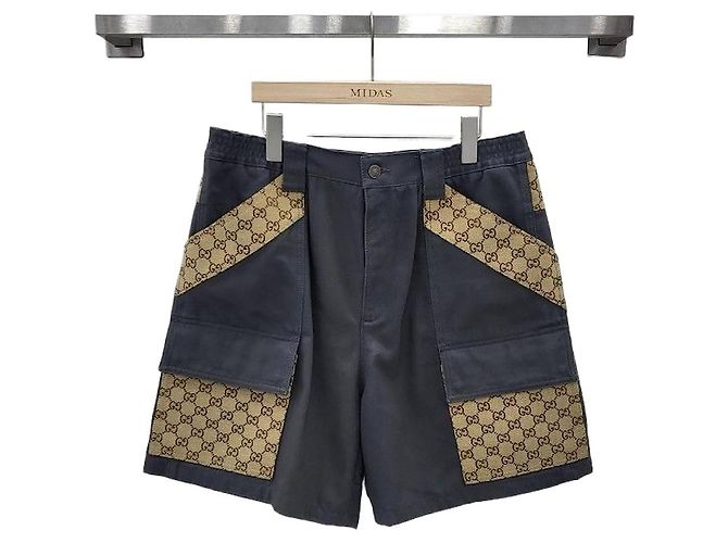 Gucci Short Cargo de lona GG Multicolor