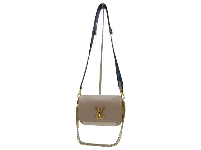 Louis Vuitton Bolsa de Ombro Lockme Tender Gray Marrom
