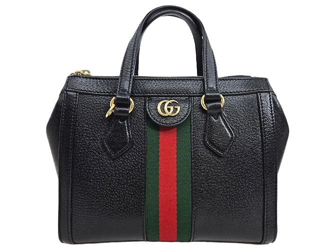 Gucci Petit sac cabas en cuir Ophidia Noir